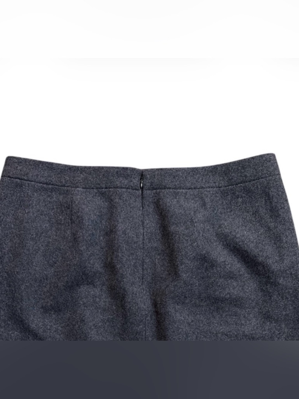 J. Crew Charcoal Gray Wool-Blend Mini Skirt - Picture 5 of 7